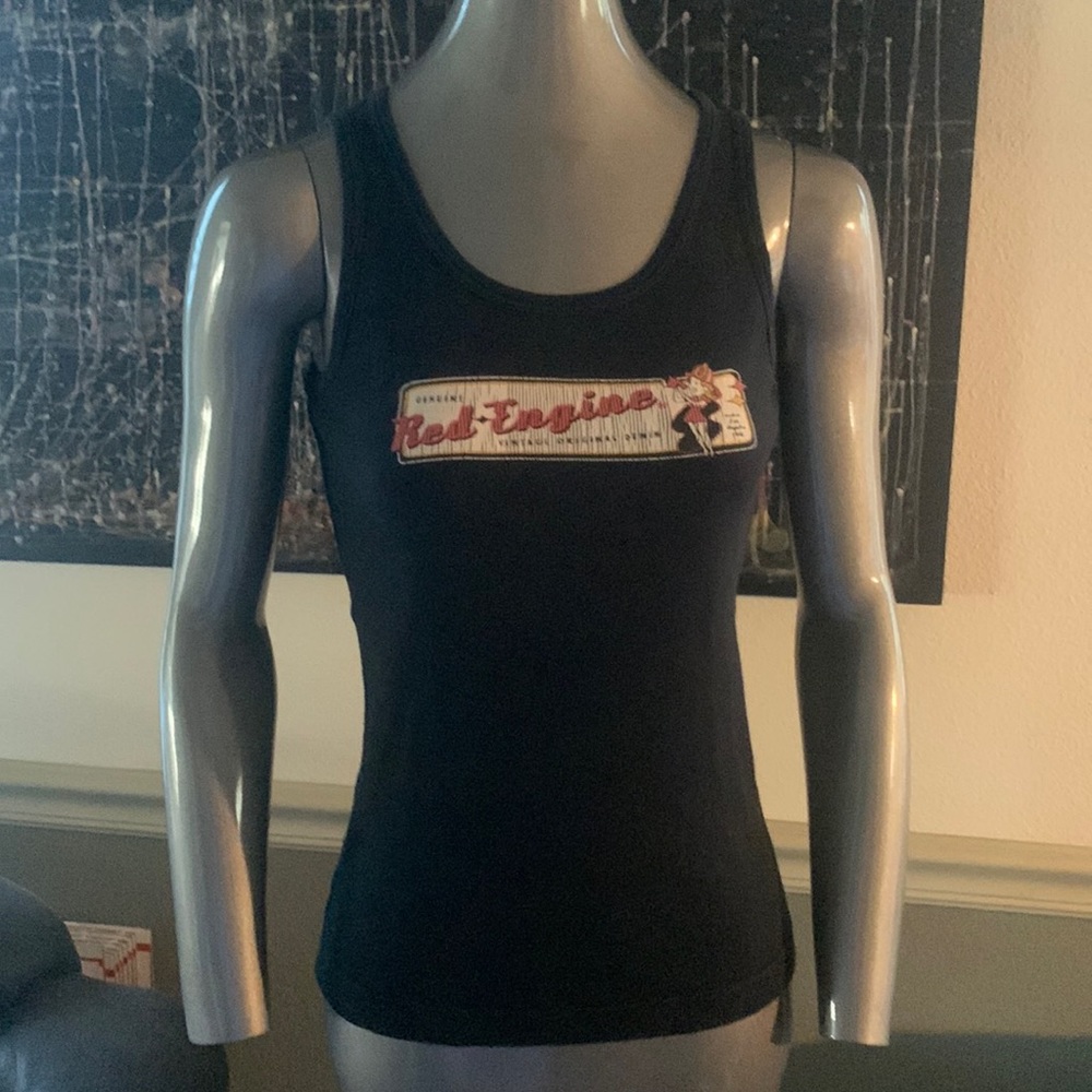 Genuine Red-Engine Vintage Original Denim Tank Top